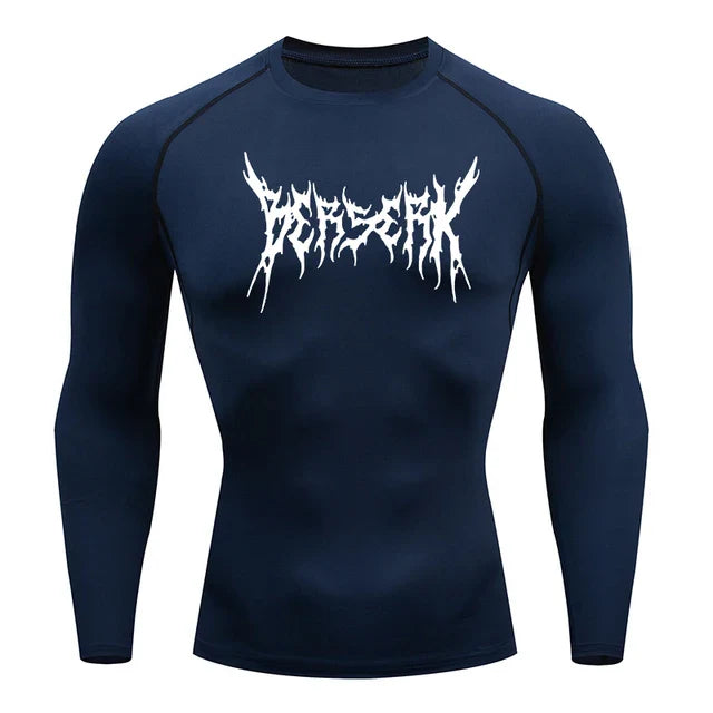Black Swordsman Compression Long Sleeve