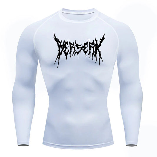 Black Swordsman Compression Long Sleeve