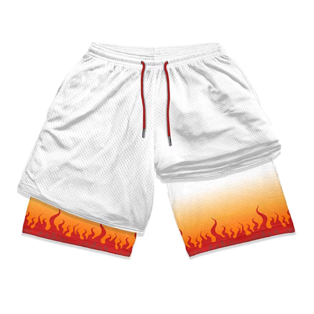 Flame Hashira Gym Shorts