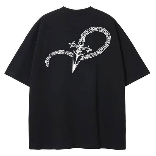 Cross Chain T-Shirt