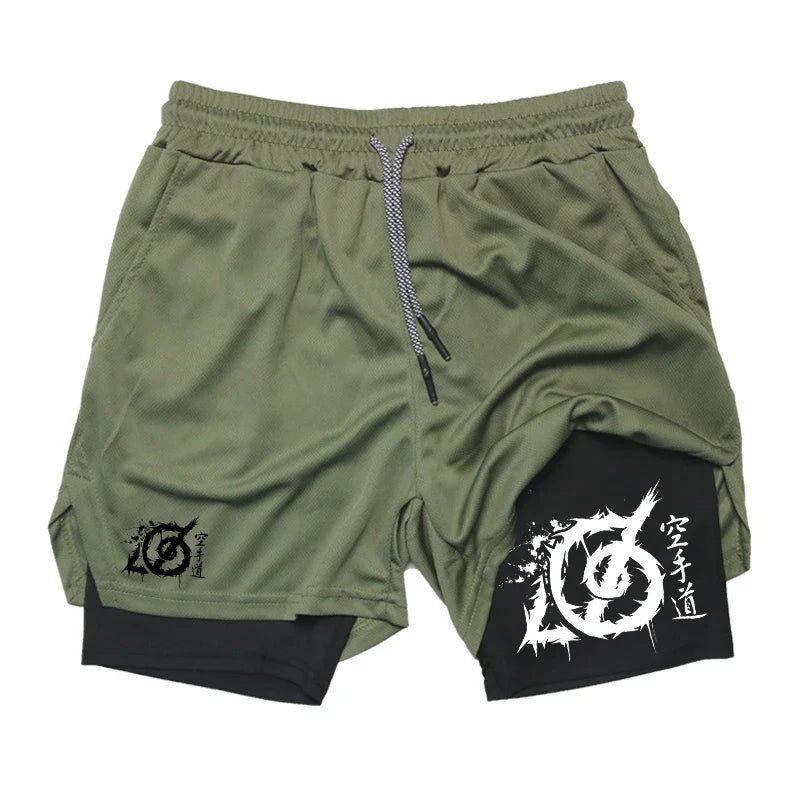 Hidden Leaf Gym Shorts