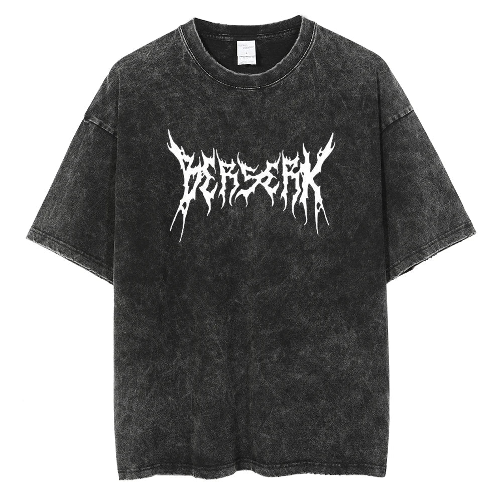 Black Swordsman Print T-Shirt