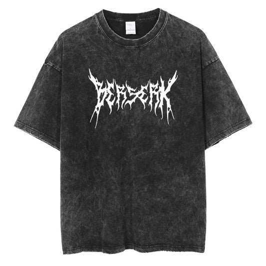 Black Swordsman Print T-Shirt